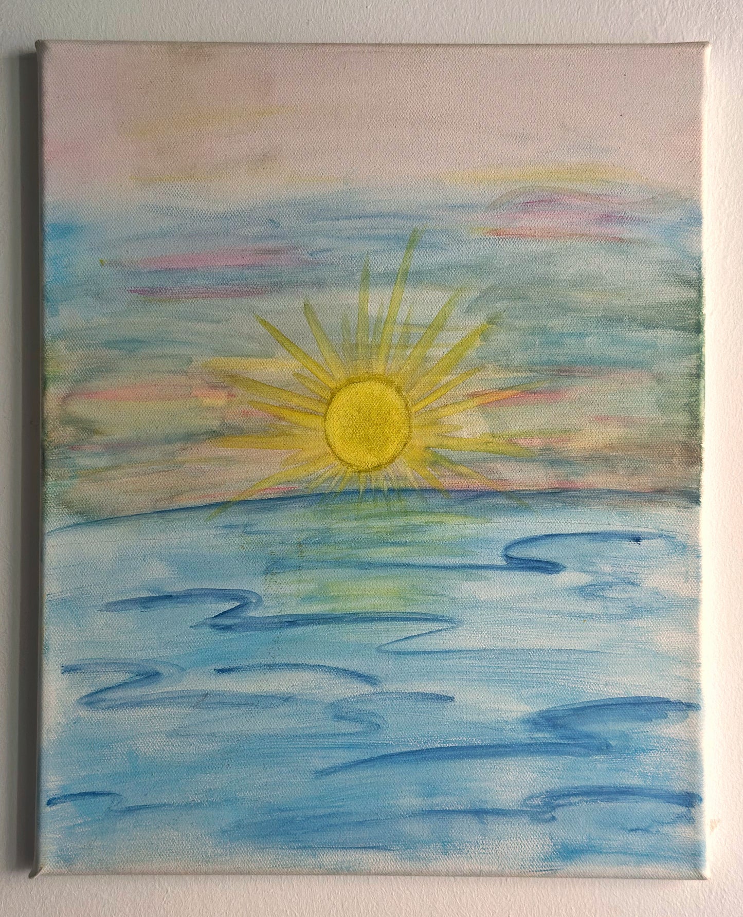 Aurora sobre a água